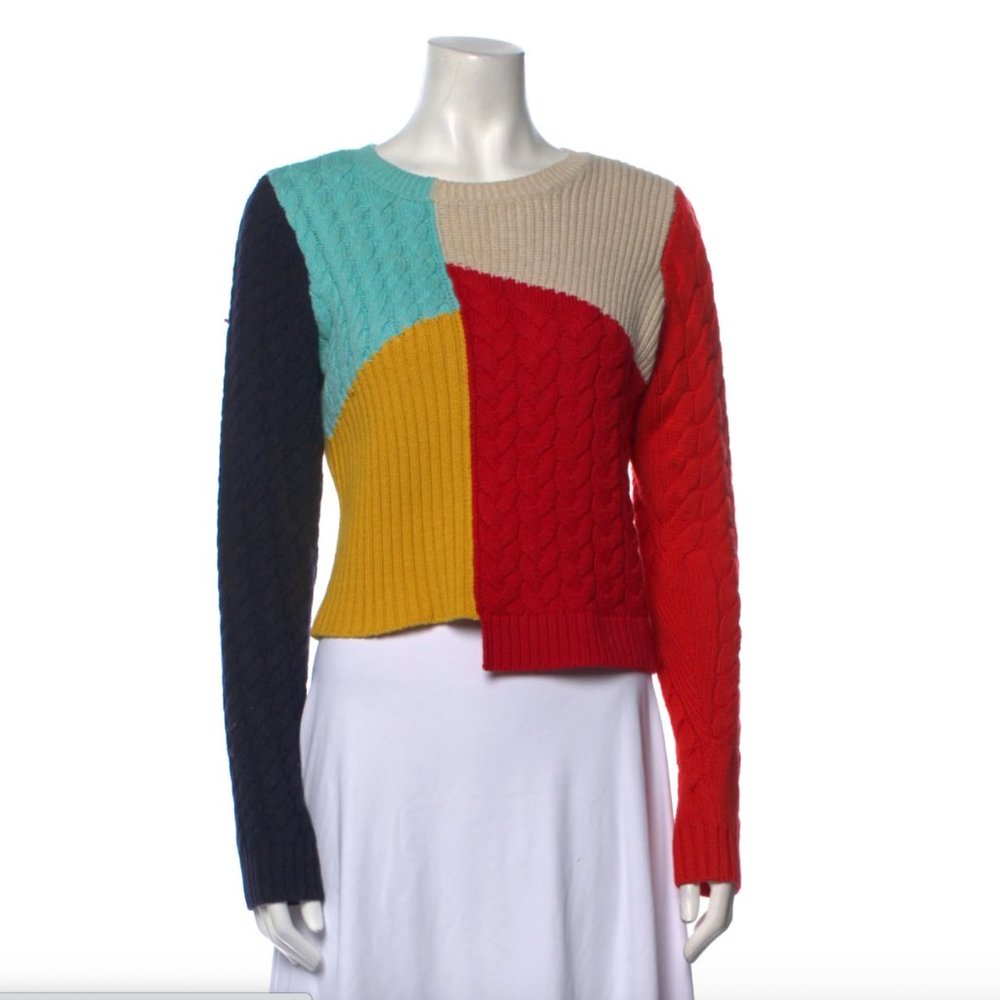 ALICE + OLIVIA colorblock sweater - Size LG